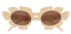 Enhance your style with these Flare Flower Eye Sunglasses. This halo flower silhouette enhances the delicate glamour of these italian styled sunglasses. Bringing playful charm. No compromise on style or function with these must-have sunglasses.