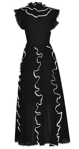 Shay Chiffon Ruffle Dress - Source.At