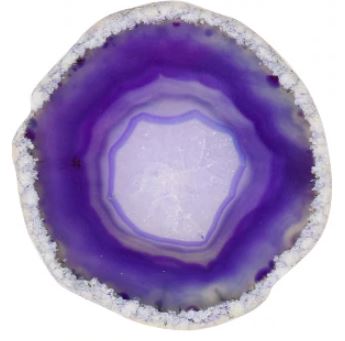Beautiful Crystal Gem Glass Coasters made from natural crystal agate. In a stunning variety of seven colours and irregular geode shapes. Each piece is unique.