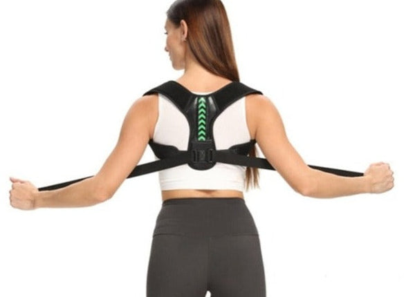Back Posture Corrector Belt Stop slouching with velcro spandex adjustable back posture corrector belt Black, Grey Sizes  S M L XL Unisex