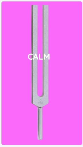Healing tuning fork for sound therapy 128 Hz, Calm 396  Hz, Clarity 639 Hz, Harmony 432 Hz. Mini 4096 Hz. Promotes relaxation, circulation and restores balance and well being. 