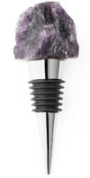 Preserve your wine or champagne with a real agate crystal stopper. Stylish, airtight seal with a unique natural design—perfect for gifts and elegant entertaining.