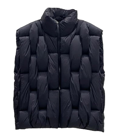 Black puffer vest 