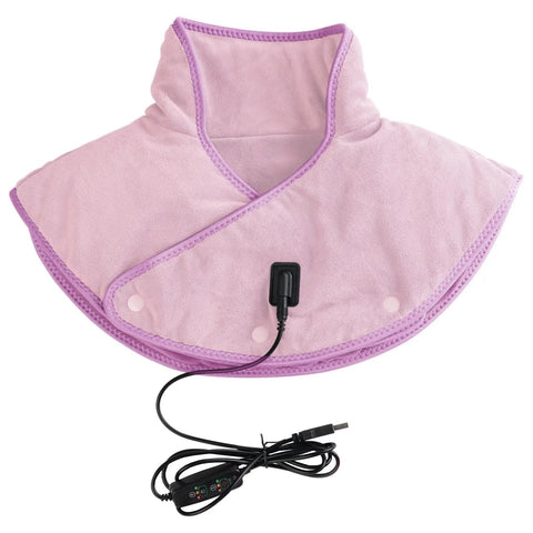 This Heated Pad Neck and Shoulder provides targeted relief to muscles and joints, using moist or dry heat. USB portable, light, handy for school, home, office and travel. 