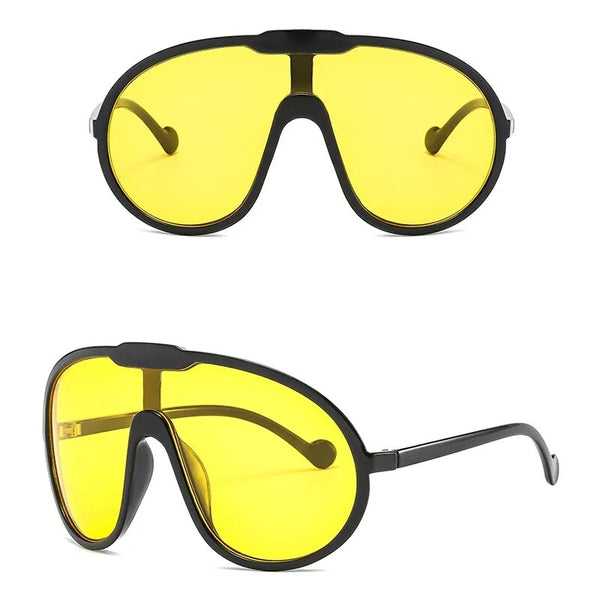 Jenna Large Shield Sunglasses - Source.At