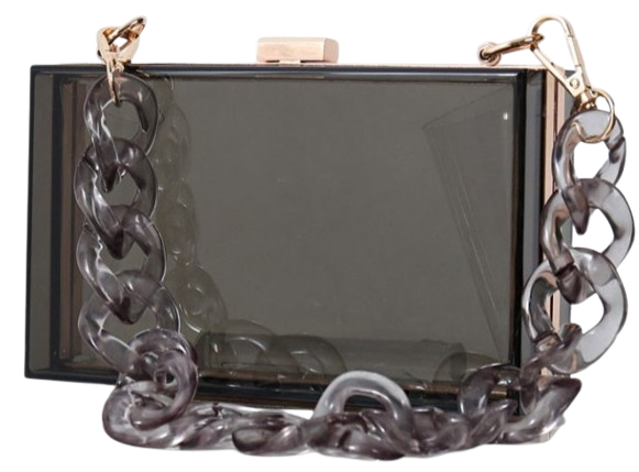 Clear Colored Clutch Purse
