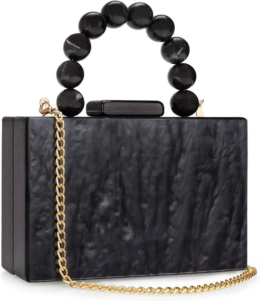 Rectangle Bead Clutch will fit your cards, make up and mobile phone. Easy to stand, store and clean. Beautiful, luxury evening and day purse. Fully Lined with single solid beaded handle. 