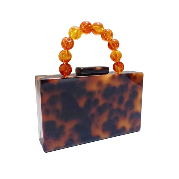 Rectangle Bead Clutch will fit your cards, make up and mobile phone. Easy to stand, store and clean. Beautiful, luxury evening and day purse. Fully Lined with single solid beaded handle. 