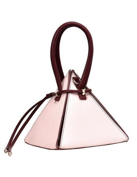 The Triangle Bag is a stylish accessory with a clever three-dimensional design. Crafted with high-quality PU leather, it is spacious enough to carry your everyday essentials.