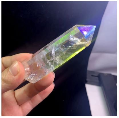 Clear Quartz Crystal Wand - Source.At