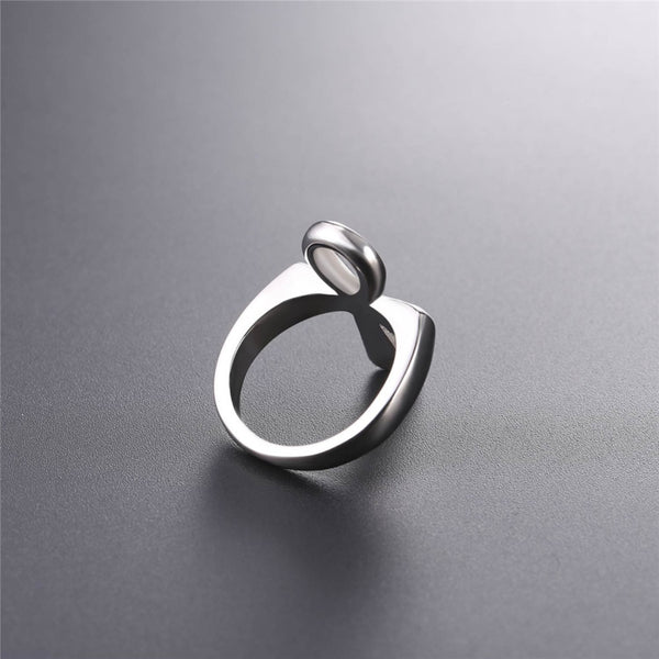 This classic Egyptian Ankh Ring is crafted with premium plated metals for durability. The ankh has a cross shape but with an oval loop in place of an upper bar. Also, a symbol of femininity and power.