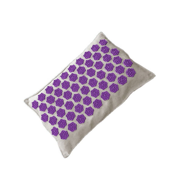 natural lotus acupressure  pillow purple