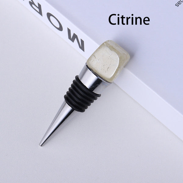 This Natural Crystal Square Wine Stopper is a gem for sealing wine bottles at home, wedding, party or gift. These stoppers are designed to keep your wine fresh and sealed.