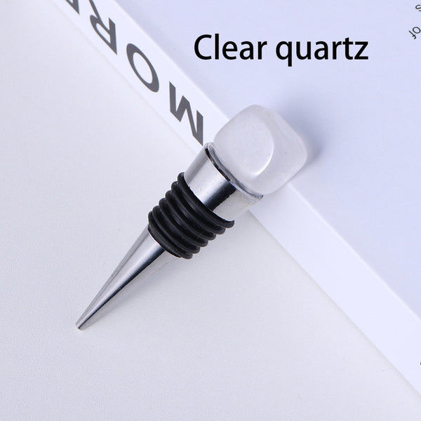 This Natural Crystal Square Wine Stopper is a gem for sealing wine bottles at home, wedding, party or gift. These stoppers are designed to keep your wine fresh and sealed.