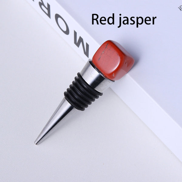This Natural Crystal Square Wine Stopper is a gem for sealing wine bottles at home, wedding, party or gift. These stoppers are designed to keep your wine fresh and sealed.