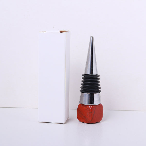 This Natural Crystal Square Wine Stopper is a gem for sealing wine bottles at home, wedding, party or gift. These stoppers are designed to keep your wine fresh and sealed.
