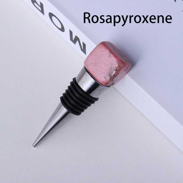 This Natural Crystal Square Wine Stopper is a gem for sealing wine bottles at home, wedding, party or gift. These stoppers are designed to keep your wine fresh and sealed.