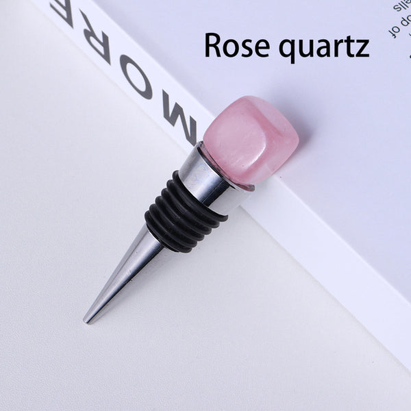 This Natural Crystal Square Wine Stopper is a gem for sealing wine bottles at home, wedding, party or gift. These stoppers are designed to keep your wine fresh and sealed.
