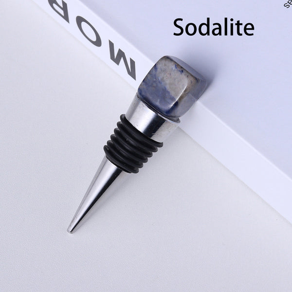 This Natural Crystal Square Wine Stopper is a gem for sealing wine bottles at home, wedding, party or gift. These stoppers are designed to keep your wine fresh and sealed.