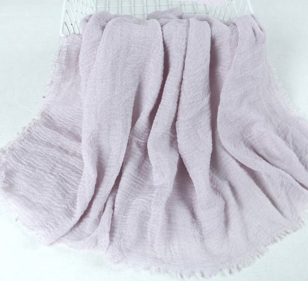 Soft Cotton Sarong in soft crinkle muslin cotton For summer, beach, vacation. Also use as shawl, wrap. Long or short, in 13 beautiful blends of colours