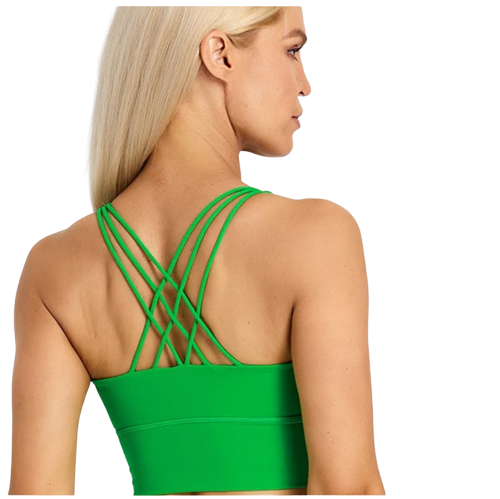 This Yoga Top Butterfly Strap is perfect for your next yoga session. Crafted from a lightweight and breathable material, this is top excellent activewear.