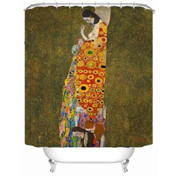 Gustav Klimt Abandoned Hope Shower Curtain
