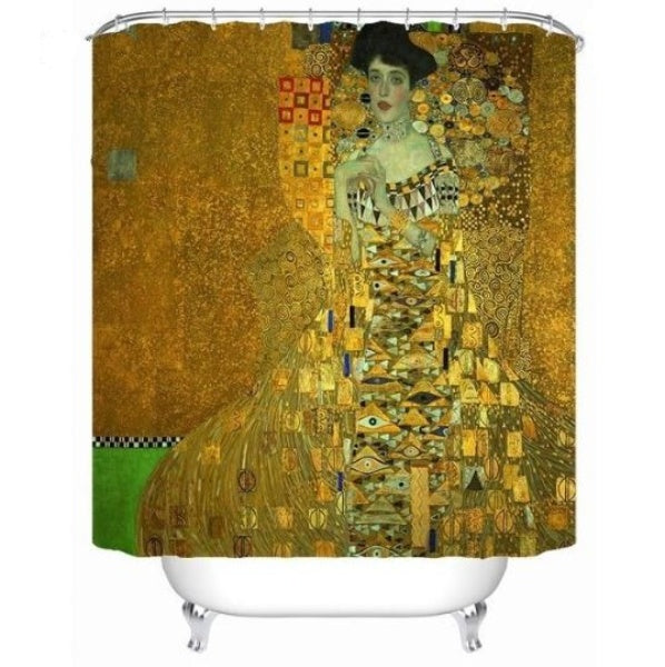 Gustav Klimt Woman in Gold Shower Curtain
