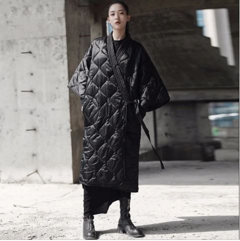 Kose Japanese Quilted Blanket Coat - Source.At