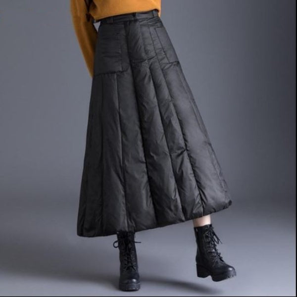 Maxi Quilted Down Skirt - Source.At