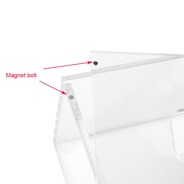 This Transparent Clear Tissue Box is designed with a clear material to help you visualize the amount of tissue paper left to prevent wastage. Lightweight and slim design.