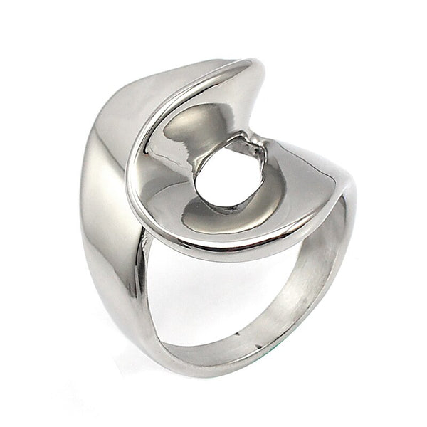 The Infinity Spiral Silver Ring is a stunning piece of jewelry made with intricate detailing. With a spiral design, its unique shape is a symbol of infinity.