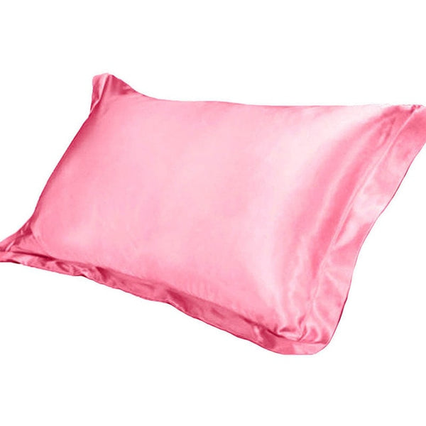 A beautiful Silk Pillowcase which is soothing, cooling, pure emulation in a silk-feel, satin. Comfortable pillow cover pillowcase, feels just like silk for decor and sleeping. 