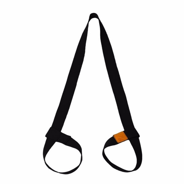 The Yoga Mat Strap Carrier is designed for convenience. It adjuts to fit around any yoga mat and provides carrying. For Yoga class, beach, any outdoor activity.