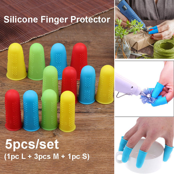 Silicon Finger Tip Protector Typing Caps - Source.At