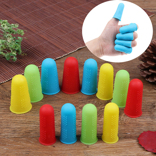 Silicon Finger Tip Protector Typing Caps - Source.At