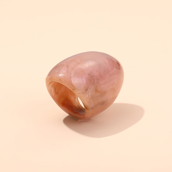 Oval Resin Ring - Source.At