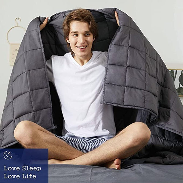 The Sleep Soothing Weighted Blanket is a healthy, sleep-assisted heavy blanket designed to weigh 10% of the body's weight. Reduce stress, anxiety and insomnina. 