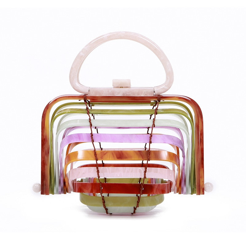 Woven Hard Clasp, Basket Purse is perfect for Summer Vacation. This Woven Folding Bag has clasp close and single handle.