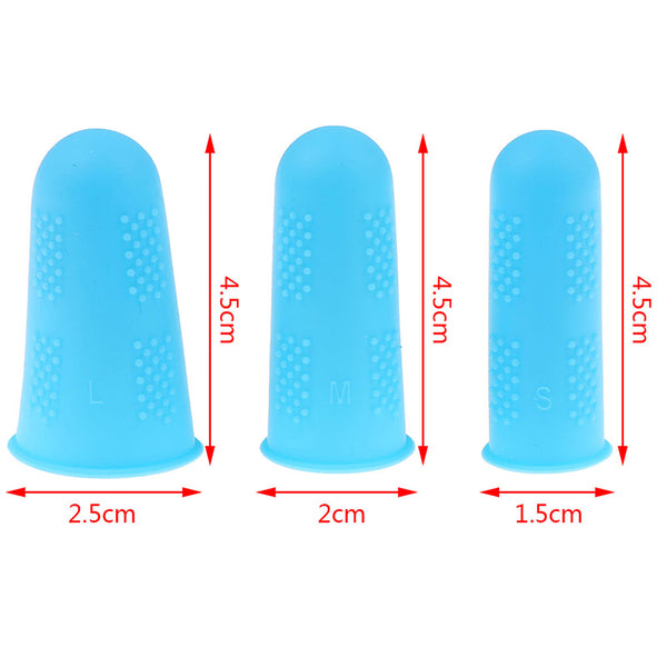 Silicon Finger Tip Protector Typing Caps - Source.At