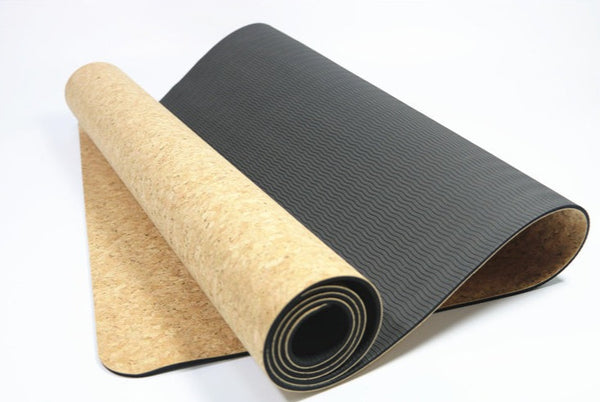 The Eco Yoga Cork Mat is made with premium natural cork, offering superior stability and anti-slip properties. Its light weight and durabe thickness