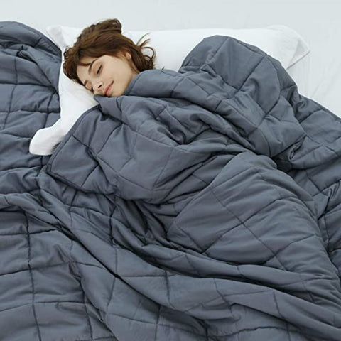 The Sleep Soothing Weighted Blanket is a healthy, sleep-assisted heavy blanket designed to weigh 10% of the body's weight. Reduce stress, anxiety and insomnina. 